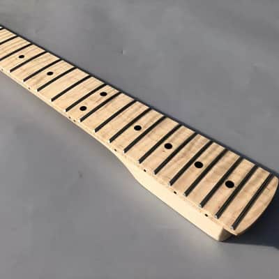 22 Fret Guitar Neck Maple Guitar Necks Dot Inlay for ST Strat Guitar Big Head image 3