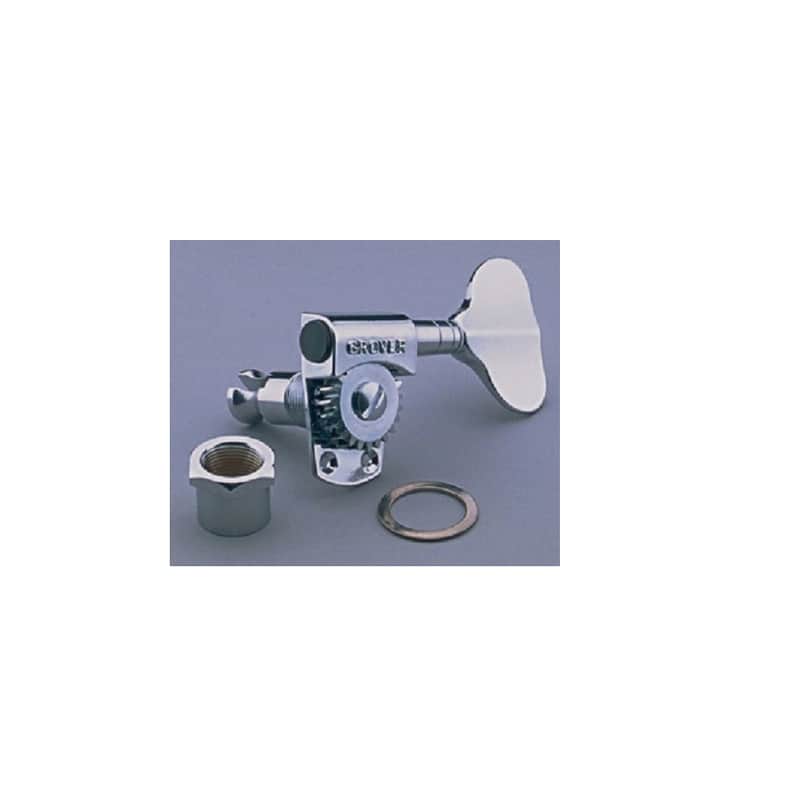 Grover Titan Bass Tuning Keys Set Bass Guitar 2 a-Side Machines - Chrome image 1