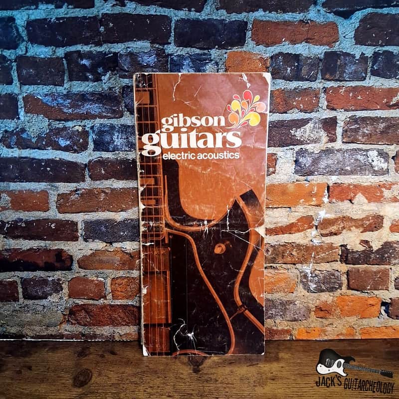 Gibson Ephemera - Gibson Guitars - Electric Acoustics Dealer Booklet (1970) image 1
