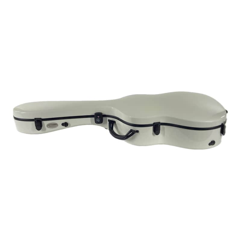 TKL Voyager D 14F Guitar Case - Gloss Pearl Glacier White image 1