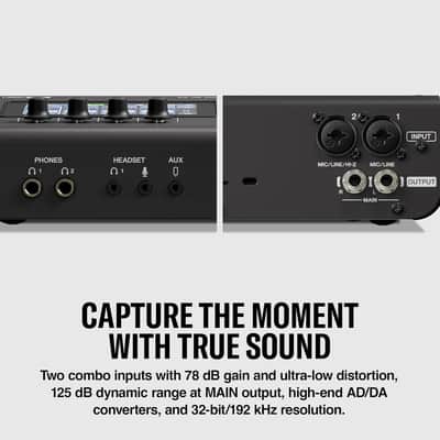 Yamaha URX22 4x2 USB-C Audio Interface (Black) image 4