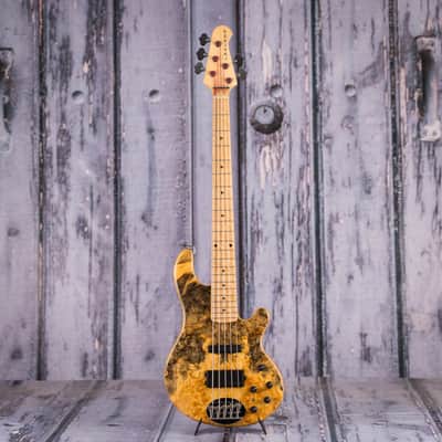 Used 2008 Lakland 55-94 Deluxe Buckeye Burl, Natural image 4