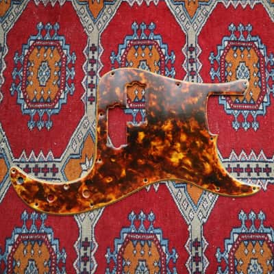 Tortoise shell precision bass pickguard scratchplate image 1