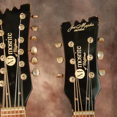 Mosrite Joe Maphis Double Neck 6 and 12 string Original Case 1966 Sunburst image 4
