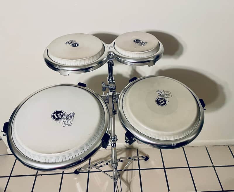 LP Giovanni Hidalgo Compact Conga and Bongo Set w/ Stand | Reverb
