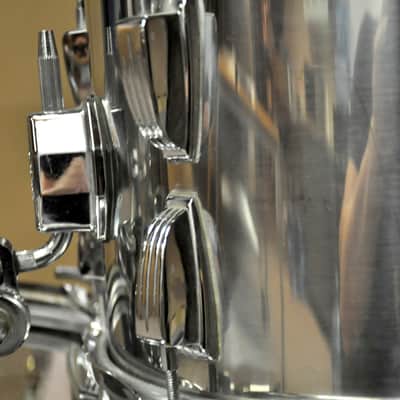 Ludwig Stainless Steel 12/16/22 3pc Kit 70s Stainless Steel image 3
