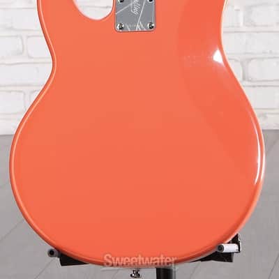 Sterling By Music Man StingRay RAYSS4 Electric Bass Guitar - Fiesta Red (RaySS4FRd1) image 3