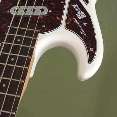 RARE Left-Handed BURNS Marquee Club Series Bass Guitar / Trisonic pickups / lefty Left Handed image 4