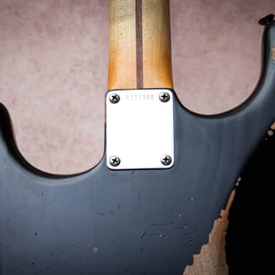 FENDER USA CS Mastertbuilt 56' Reissue Active Stratocaster Relic * Todd Krause "Faded British Racing Green" (2022) image 16
