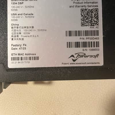 PowersoftQuattrocanali 1204 DSP image 3