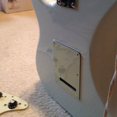 Fender Stratocaster Blacktop HH Tortoise Pick guard w extras 2012 Sonic Blue image 4