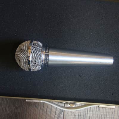 Vintage Shure PE588 Unisphere B 1970s Silver + Case image 4