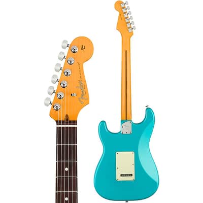Fender American Professional II Stratocaster Rosewood Fingerboard Electric Guitar Regular Miami Blue image 4