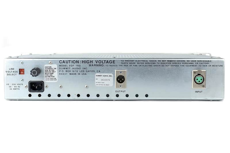 Summit Audio EQF-100 Full Range Equalizer image 3