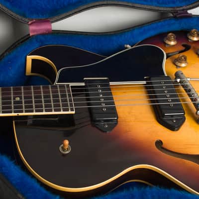 Gibson  ES-225TD Thinline Hollow Body Electric Guitar (1959), ser. #S9407-26 (FON), black tolex hard shell case. image 14