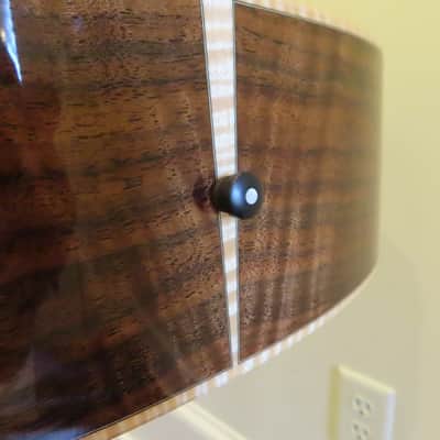 Goodall master Cedar/ AAA Claro Walnut Concert Jumbo Cutaway, with case. image 16