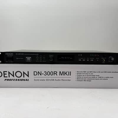 Denon DN-300R MKII Rackmount Solid State Media Player 2017 - Present - Black image 2