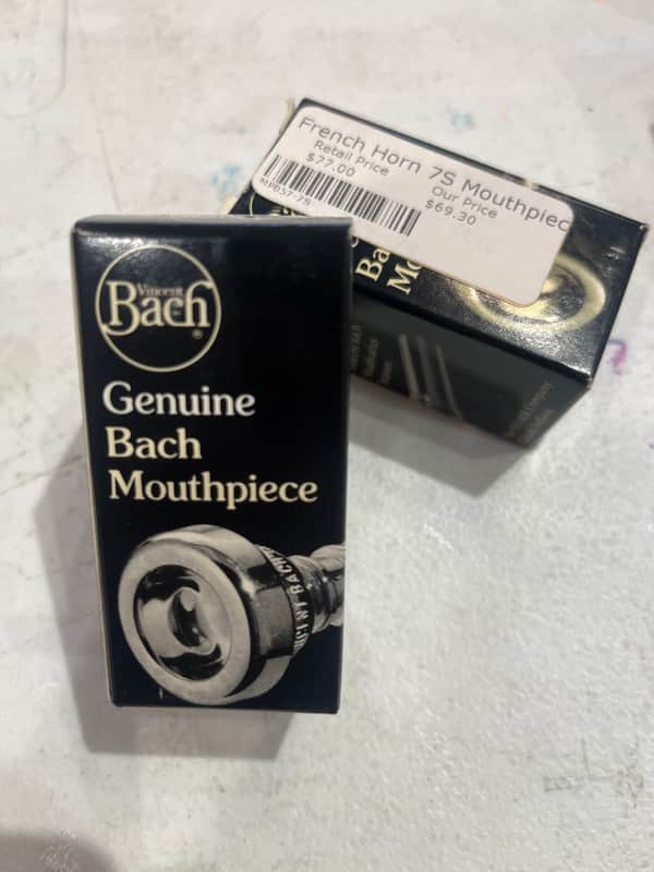 Bach 3367 French Horn Mouthpiece - 7 Cup 2010s - Silver-Plated image 1