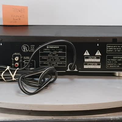 Pioneer PD-201 CD Player For Parts Not Working Vintage HiFi Single Disc image 3