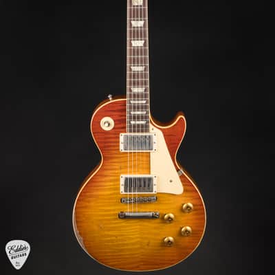 2021 - Gibson Custom Shop Made 2 Measure Murphy Lab '59 Les Paul Standard Murphy Painted Ultra Heavy Aged Abiline Sunset Burst image 3