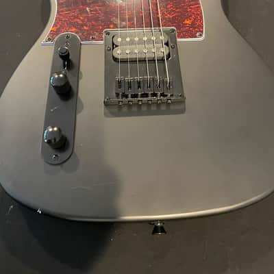 Harley Benton TE-20HH LH SBK Matte Black Tele - Dual Humbuckers - LEFTY - image 2