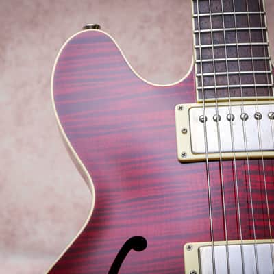 COLLINGS USA I-35 Deluxe Semi Hollow "Merlot + Rosewood" (2004) image 8