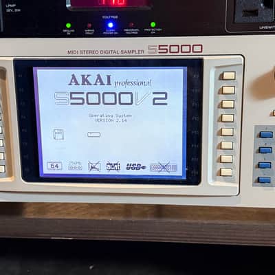 Akai S5000 V2 Rack Sampler | 256MB RAM | OS 2.14 | USB | Original Manual | Tested