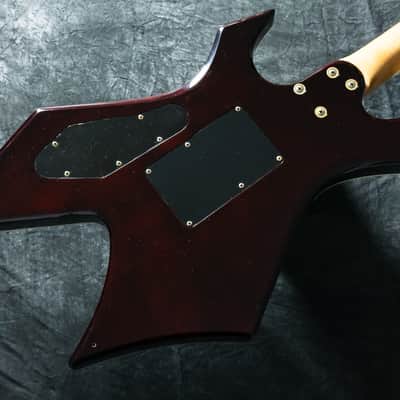 B.C. Rich Warlock-920JE - See Through Red Burst - VERY GOOD condition image 13
