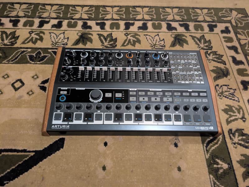 Arturia MiniBrute 2S Desktop Synthesizer 2018 - Present - Black image 1