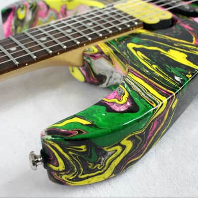 Custom Swirl Painted and Upgraded (MIK) Ibanez RG 270 Electric Guitar image 12