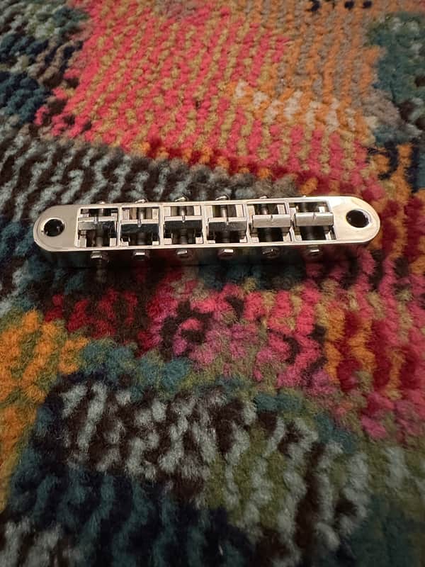 TonePros Locking Tuneomatic bridge - Nickel image 1