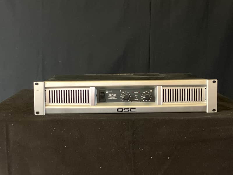 QSC GX3 2-Channel Power Amplifier 2010s - Silver image 1