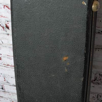 Victoria Luggage Co 1960's Dreadnought Acoustic Guitar Hard Shell Case Black and Yellow VINTAGE image 5