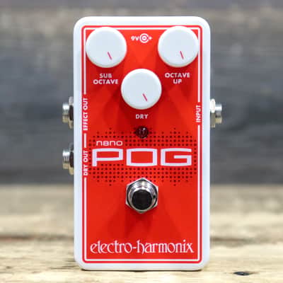 Electro-Harmonix Nano POG Polyphonic Octave Generator Compact Effect Pedal image 1