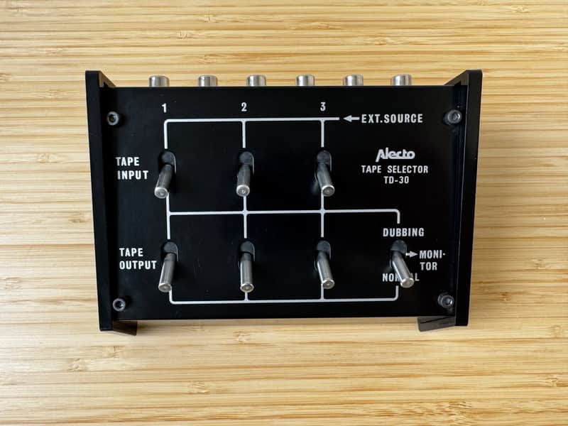 Alecto TD-30 Tape Audio Selector / Switch Box - Vintage 80s Japan image 1