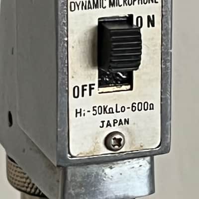 Rare 1960's TEISCO DM-306 Dynamic Microphone, working, w/stand and cable image 3