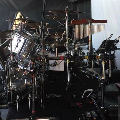 Slingerland/Gibraltar/Remo/Paiste Vintage drumset 1974 Chrome image 15