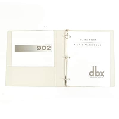 dbx 900A Rack Frame w/ 6 Modules – 4x 902 De-Esser, 2x 903 Compressor + Manuals image 12