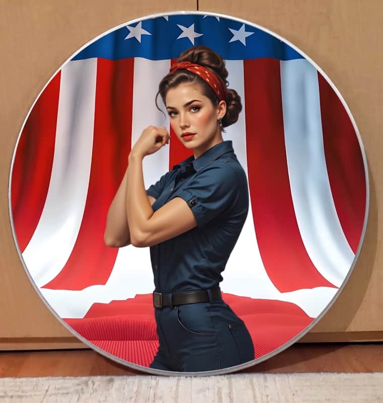 American Woman. 2026, 22" Resonate Bass Drumhead image 1