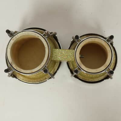 Unbranded Gold Glitter Mini Bongo Set image 4