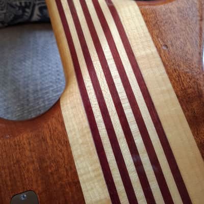 Alembic Europa 6-String Bass 1992 - Walnut Top image 10