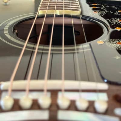 Gibson Custom Shop SJ-200 Quilt Trans-black image 7