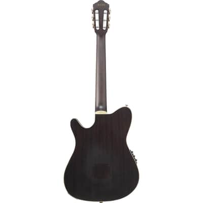 Ibanez Tim Henson Signature Series TOD10N Acoustic Electric Guitar, Transparent Black Flat image 2