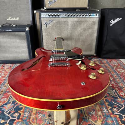 Yamaha SA700 Semi Hollowbody ES335 Type Persimmon Red 1979 image 17