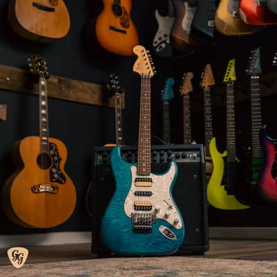 Fender Michiya Haruhata Stratocaster 2020 - Transparent Blue image 2