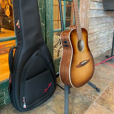 Fender Malibu Classic Acoustic-Electric Guitar - Aged Cognac Burst w/Deluxe Bag ***Brand New Old Stock! image 2