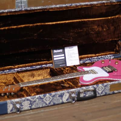 Perinetti Lancia Semi-Hollow - Pink Gold Sparkle image 4