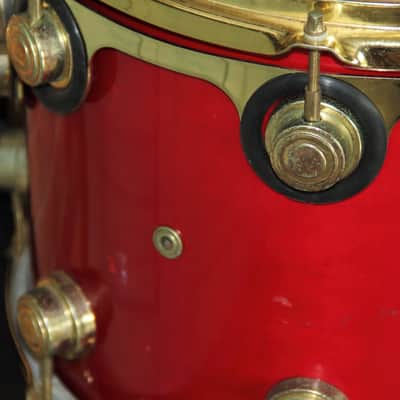 DW Collector's 14x11 rack tom brass hardware image 6