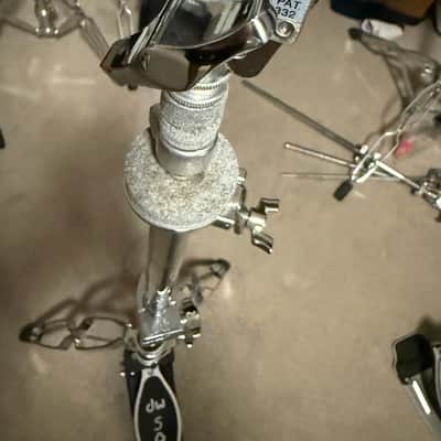 DW DWCP5500TD 5000 Series Delta II Heavy Duty Double-Braced Rotating 2-Leg Hi-Hat Stand 2020s - Chrome image 3