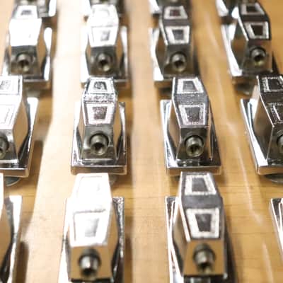 Remo Chrome Tom Drum Lugs 16pk Vintage 1980's #2 image 10